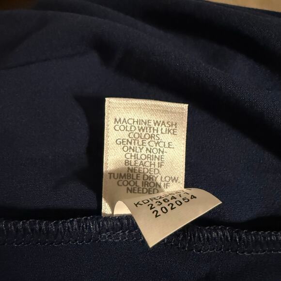 J Jill Wherever Collection A-Line Dress 3X Blue Knit Long Sleeve NWT Comfort Fit - Picture 8 of 11